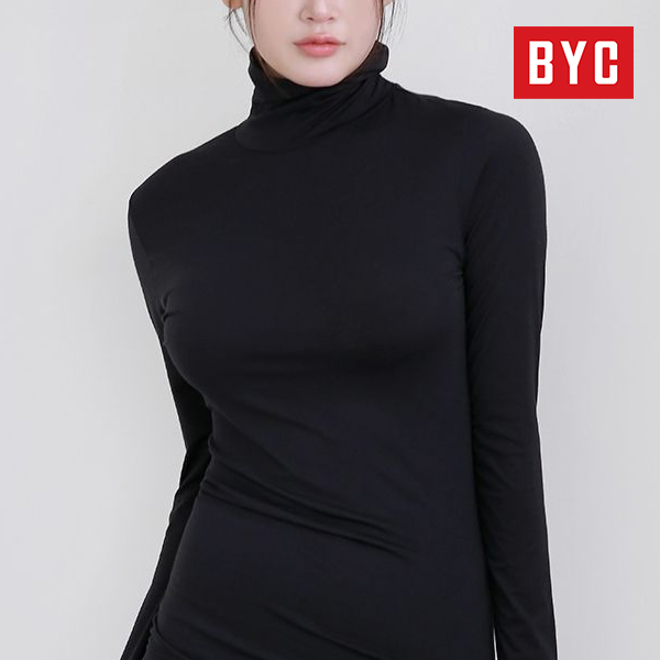 [BYC] 여성 보디히트 발열내복 폴라넥 상의